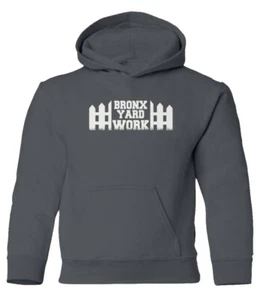 Giancarlo Stanton Aaron Judge NY Yankees Bronx Yard Work Youth Hooded Sweatshirt - Picture 1 of 5