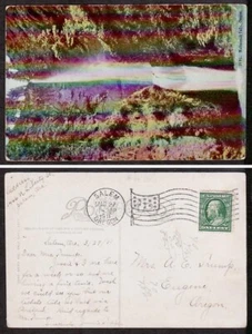 F041 Falls, USA Postcard, Multnomah Falls, Oregon, Mar. 27. 1911. - Picture 1 of 1