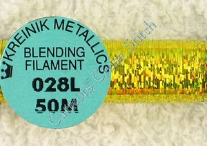 Kreinik Blending Filament 028L Solar Flair Holographic Metallic Thread 50M - Picture 1 of 1