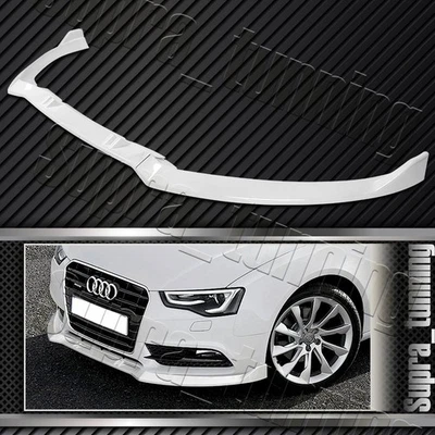 Kit de carrocería de parachoques delantero pintado de blanco para Audi A5 2013-2016 alerón labio divisor Foto 1 de 4