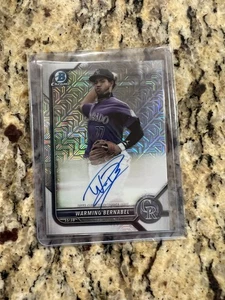 Warming Bernabel 2022 Bowman Chrome Mega Box Mojo Auto Rookie Rc - Imagen 1 de 2