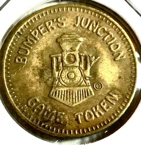 Vintage Bumper’s Junction Train Caboose Arcade Token #ud1 - Bild 1 von 2