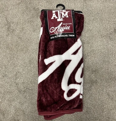 Manta Raschel de felpa real Texas A&M Aggies The Northwest Group Foto 1 de 4