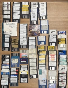 115 Vintage Computer Software Lot 3.5" Floppy Disks Sold As Blanks To Reuse - Picture 1 of 14