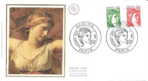 France 1980 FDC Sabine yt 2101 And 2102 - Picture 1 of 1