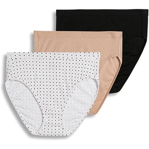 Jockey Women's Underwear Elance Breathe French Cut - 3 Pack - Picture 1 of 3