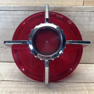 1965 Ford Falcon Single Tail Light LENS , Chrome center FOMOCO, SAE-STDB-65FN - Picture 1 of 14