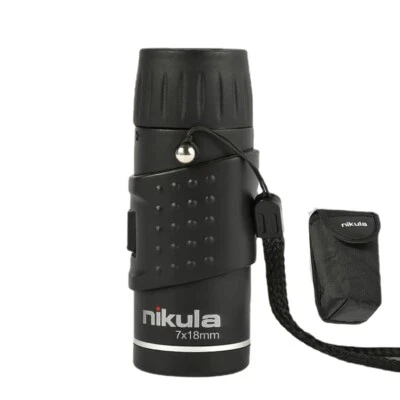 HD Mini Monocular Telescope 7X18 Spotting Scope Long Range For Hunting Camping - Image 1 of 4