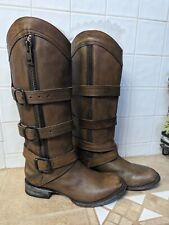 Stetson Brown Leather Women's Boots Size 8.5