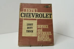 1975 Chevrolet Light Duty Truck Service And Overhaul Manual Supplement - Bild 1 von 6