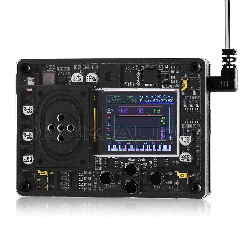 Douk Audio Mini Theremin Musikalisches Elektronisches Kreativinstrument (GFJ905)