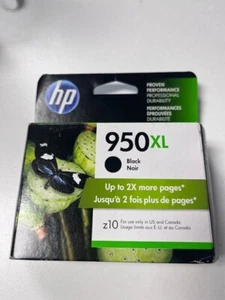Oryginalny HP 950XL BLACK High Yield cn045an #140 Wygasły Nowy / - Zdjęcie 1 z 1