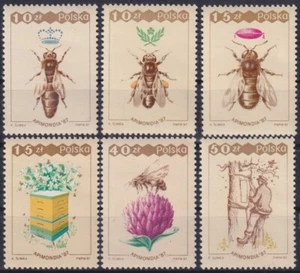 F-EX25848 POLAND POLONIA MNH 1985 INSECTS BEE ABEJAS ENTOMOLOGY. - Picture 1 of 1