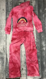 Juicy Couture Girls Pink Sweat Suit Size 7 - Picture 1 of 8