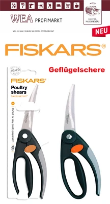 Fiskars Geflügelschere, Gesamtlänge: 25 cm, Qualitätsstahl/Kunststoff - Bild 1 von 2