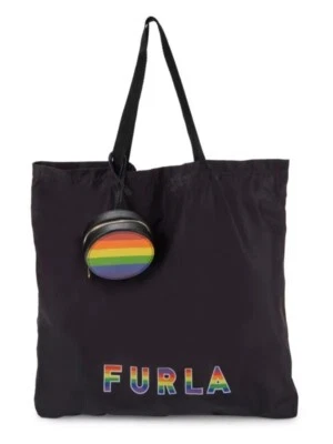 Furla - очень большой Rainbow гордость сумка с короткими ручками w/мешок - FP2021/1134/6 - новый с Ярлыками - рекомендуемая розничная цена производителя $198 - Изображение 1 из 4