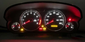 2005-2007 CADILLAC CTS USED DASHBOARD INSTRUMENT CLUSTER FOR SALE (MPH) - Picture 1 of 6