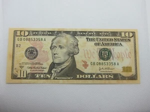 2004A $10 FRN #GB08853358A Uncirculated - Picture 1 of 5