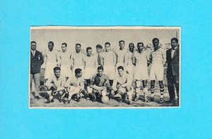 Yugoslavian old PRE-WW2 football soccer card - OLYMPIC CLUB Alexandria Egypt