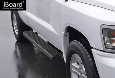 iBoard Stainless Steel 5" Running Boards Fit 05-11 Dodge Dakota Club Cab - Imagem 1 de 4
