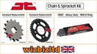 Yamaha Rd200 Dx Alloy Wheel 1978 1981 Jt Black Hdr2 Chain And Sprocket Kit