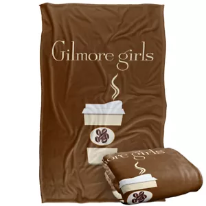 Gilmore Girls Paper Cup Logo Silky Touch Super Soft Throw Blanket - Picture 1 of 8