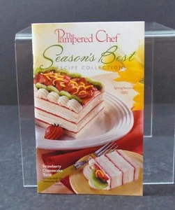 Spring/Summer 2002 Season's Best Recipe By The Pampered Chef Cookbook Book P8 - Foto 1 di 12