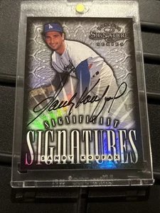 1998 Donruss Significant Signatures Sandy Koufax Auto 1030/2000 Dodgers RARE! - Picture 1 of 2