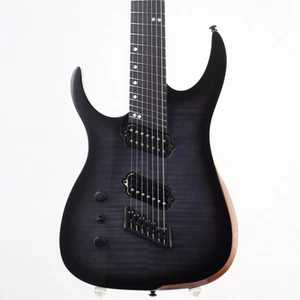 Ormsby Guitars HYPE GTR 7 FMMH DHB Lefty Used 2023 Ebony FB 7-String w/Soft Case - Picture 1 of 7