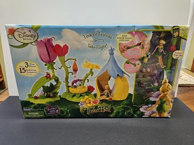 Playmates Disney Fairies Tinker Bell and Friends Take Flight! Playset NEW SEALED - Image 1 of 4