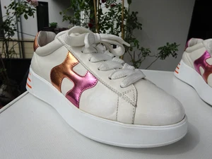HOGAN by TOD`S TODS Sneakers Hogan Rebel Damen Leder Weiß Italy Gr.41,5 f.Neuw - Bild 1 von 16