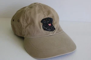 Orvis Beige Dad Cap Hat Adjustable Strap Back Dog Logo Embroidered Baseball - Picture 1 of 6