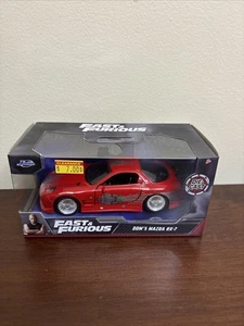 Fast And Furious, Dom's Mazda RX-7 Red 1993 JADA Diecast Toy Car 1:32 - Picture 1 of 10