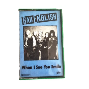 Bad English Cassette Single “When I See You Smile” 2 Tracks John Waite 1989 - Picture 1 of 6