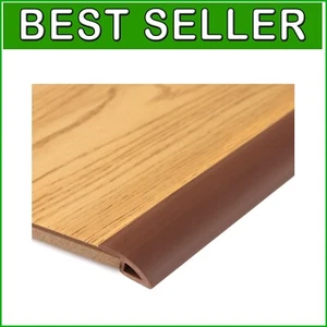20FT Self-Adhesive PVC Floor Transition Strip - Coffee Edging for Safe Flooring - Picture 1 of 8
