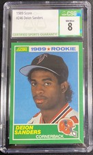 Deion Sanders Rookie 1989 Score #246 CSG-8 NM/Mint