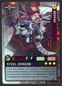 STEEL DRAGON #326 CROMO INVIZIMALS CRIATURAS SECRETAS 2023 PANINI - Picture 1 of 2