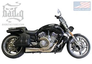 Harley V-ROD MUSCLE LADO DERECHO BOLSA NEGRA SOLO Alforja - VRR031 BAD&G CustomS - Imagen 1 de 9
