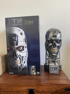 Sideshow Terminator T2 T800 Endoskull Life-Size Bust Combat Edition Boxed - Picture 1 of 16