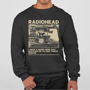 Radiohead Band Concert Tour Merch, Vintage Rock Sweatshirt 101405 - Picture 1 of 7