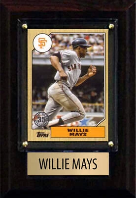Placa 4x6 Willie Mays 2024 Bowman Topps Gigantes de San Francisco Foto 1 de 4
