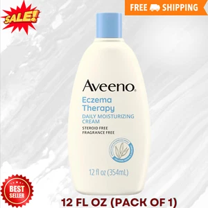Aveeno Eczema Therapy Daily Moisturizing Cream for Sensitive Skin, Soothing Ecze - Picture 1 of 6