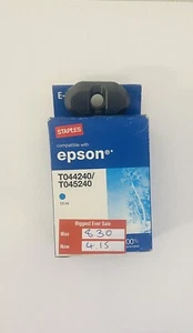 Staples Epson compatible Ink Cartridge  T044240/T045240 Cyan 13ml E-32 - Picture 1 of 1