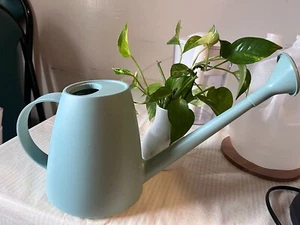 Garden Watering Can for Indoor House Plants Long Spout 1.8L 60oz 1/2 Gallon - Picture 1 of 8