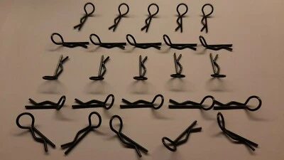 RC x25 Black Body Clips 1/10 Scale - Image 1 of 4