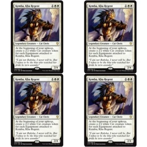 4 x KEMBA KHA REGENT Commander 2017 MTG White - Cat Rare - Picture 1 of 1
