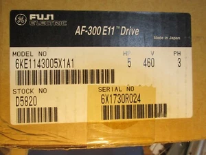Fuji AF-300E11 Drive 5 HP 460 Volt 3 Phase 6KE1143005X1A1 - Picture 1 of 4