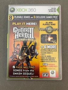 XBOX 360 Official XBOX Magazine DEMO Game Disc 77 December 2007 Guitar Hero III - Picture 1 of 3