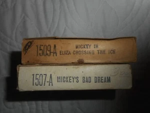 2 - 16mm Films, 1507-A Mickey's Bad Dream, & 1509-A Mickey in Eliza Crossing Ice - Picture 1 of 3