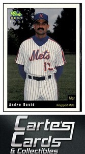 Andre David 1991 Classic Best Kingsport Mets #24  Kingsport Mets Manager